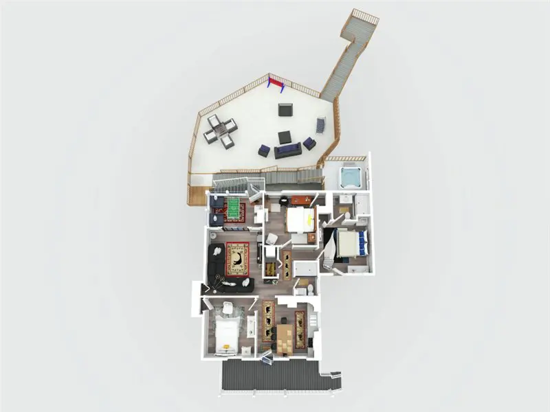 02 1st floor 407 indian knob circle pigeon forge